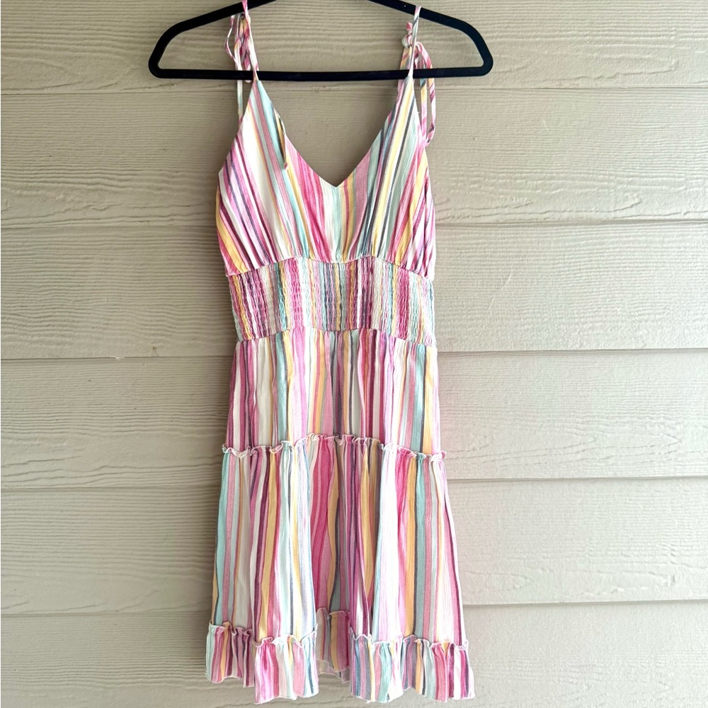 Main Strip Multicolor Striped Dress